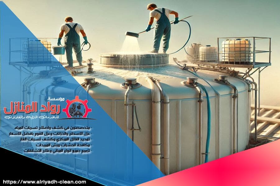 شركة غسيل خزانات بالرياض من الداخل والخارج