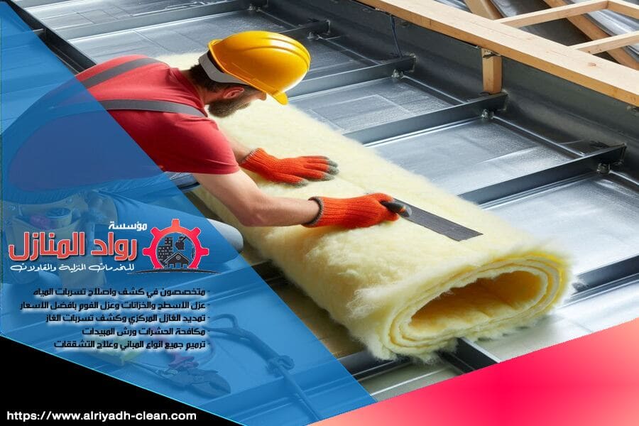 تركيب عازل للاسطح من الحرارة في الرياض